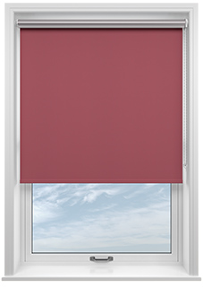 Energy Saving (Blackout), Red - Twist&Fit Roller Blind